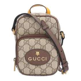 Gucci Neo Shoulder Bag in GG Supreme Canvas (658556) Beige, Women's