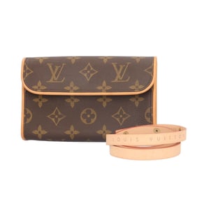Louis Vuitton Pochette Florentine Monogram Waist Bag, Canvas, M51855, Brown, Women's, LOUIS VUITTON