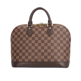 Louis Vuitton Alma Damier Handbag, Canvas N51131, Brown, Women's, LOUIS VUITTON