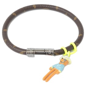 LOUIS VUITTON MP286E Hang-It Mascot Bracelet, Jaune, Men's