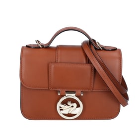 Longchamp 10180HAU504 Boxtrot Crossbody Bag/Shoulder Bag XS COGNAC Women's