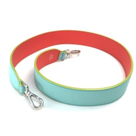 FENDI Two-Tone Strap You Bag Replacement Strap, Leather Shoulder for Women, Light Blue, Orange, and