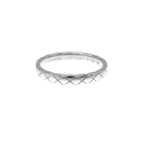 Chanel Coco Crush Ring Mini J1179356 White Gold (18K) Fashion No Stone Band Ring Silver