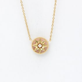 Christian Dior Rose Devant Necklace Pink Opal Pink Gold (18K) Opal Men,Women Fashion Pendant