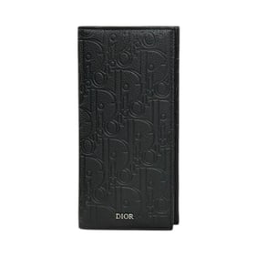 Christian Dior Dior Vertical Wallet, Long Leather, 2ESBC002FLG, Men's