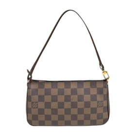 Louis Vuitton Pochette Accessoires Damier Handbag, Canvas N41206, Brown, Women's, LOUIS VUITTON