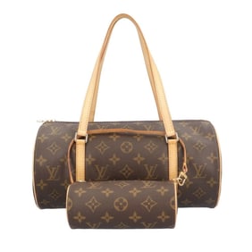 Louis Vuitton Papillon 30 Monogram Canvas Handbag M51385 Brown Women's LOUIS VUITTON