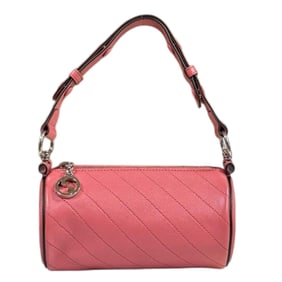 Gucci Blondie Shoulder Bag, Leather, 760170, Pink, Women's, GUCCI