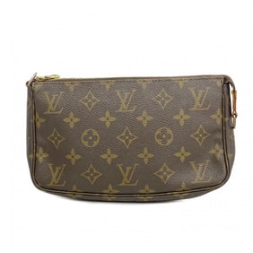 Louis Vuitton Pouch Monogram Pochette Accessoires M51980 Brown Women's