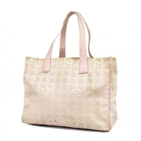 Chanel Tote Bag New Travel Nylon Pink Champagne Ladies
