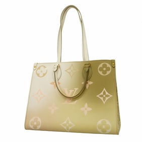 Louis Vuitton Tote Bag Monogram Spring in the City On Go MM M20510 Sunset Khaki Women's