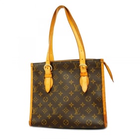 Louis Vuitton Tote Bag Monogram Popincourt M40007 Brown Ladies