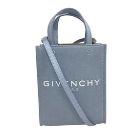 GIVENCHY G Tote Vertical Ki BMA0223 Bag Shoulder Laptop Blue Women's