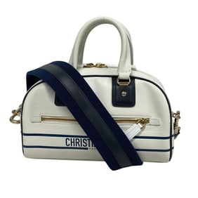 Christian Dior 83-MA-0212X Vibe Handbag White Women's