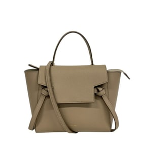 CELINE Nano Belt Bag Shoulder Beige Women's