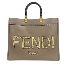 FENDI Sunshine Medium Handbag Bag Beige Women's