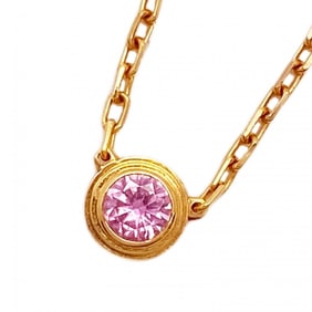Cartier Necklace Diamant Legende Small Size K18PG Pink Gold Sapphire Ladies