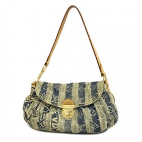 Louis Vuitton Handbag Monogram Denim Pretty Raye M95333 Blue Ladies