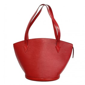 Louis Vuitton Shoulder Bag Epi Saint Jacques M52267 Castilian Red Women's