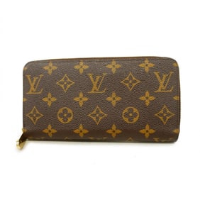 Louis Vuitton Long Wallet Monogram Zippy M42616 Brown Men's Women's