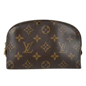 Louis Vuitton LOUIS VUITTON Pouch Monogram Pochette Tick Canvas Brown Men's Women's M47515 n0929
