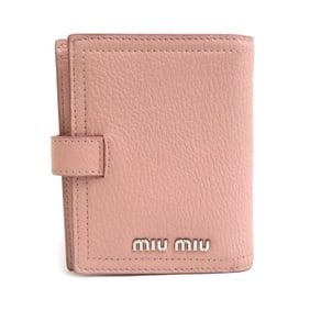 Miu MIUMIU Bi-fold wallet Leather Pink Women's 5MV016 55873k