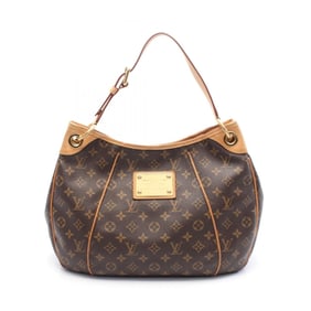 Louis Vuitton Galliera PM Shoulder Bag Coated Canvas Leather Monogram Women's Brown M56382