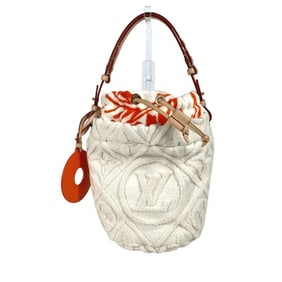 LOUIS VUITTON M25146 Monogram Bucket LV Vacation Shoulder Handbag Drawstring Bag Cotton Women's Coco