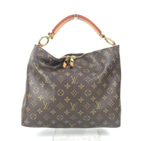 LOUIS VUITTON M40586 Monogram Shuri PM Shoulder Bag Tote Canvas Women's Brown