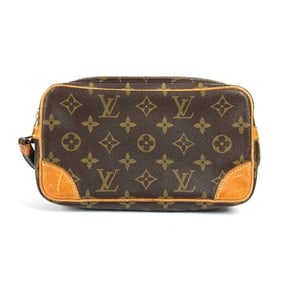 LOUIS VUITTON M51827 Monogram Marly Dragonne PM Pouch Bag Clutch with Strap Second Canvas Men's