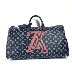 LOUIS VUITTON M43684 Monogram Ink Upside Down Keepall Bandouliere 50 Handbag, Travel Bag, Boston