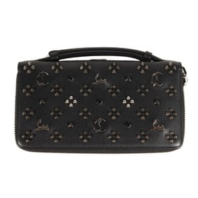 Christian Louboutin Panettone Multi-Stud Travel Case Wallet Organizer Card Coin Pass Clutch Bag