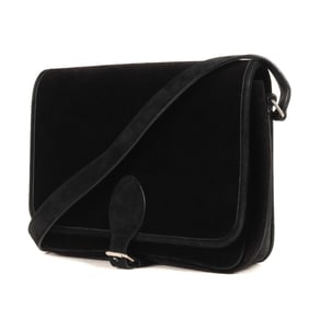 Yves Saint Laurent SAINT LAURENT PARIS Saint Laurent Paris One Strap Flap YSL Monogram Velvet