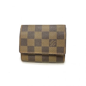 Louis Vuitton Business Card Holder Damier Envelope Carte de Visite N62920 Ebene Men's Women's