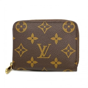 Louis Vuitton Wallets & Coin Cases Monogram Zippy Purse M60067 Brown Men's Women's