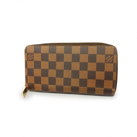Louis Vuitton Long Wallet Damier Zippy N41661 Ebene Men's Women's