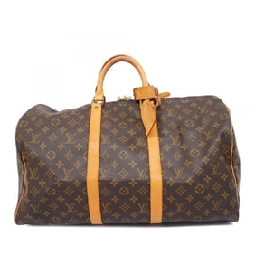 Louis Vuitton Boston Bag Monogram Keepall 50 M41426 Brown Men's Women's