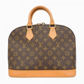 Louis Vuitton Monogram Alma Handbag M51130 Brown Women's