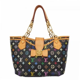 Louis Vuitton Monogram Multicolore Annie GM Shoulder Bag M40304 Noir Women's