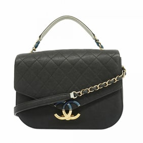 Chanel Matelasse handbag with chain shoulder strap, caviar skin, available in black, gray, navy, and
