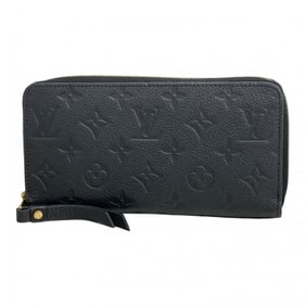 Louis Vuitton Monogram Empreinte Zippy Wallet M61864 Noir Women's Long