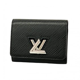 Louis Vuitton Epi Portefeuille Twist Compact Tri-fold Wallet M64414 Noir Men's