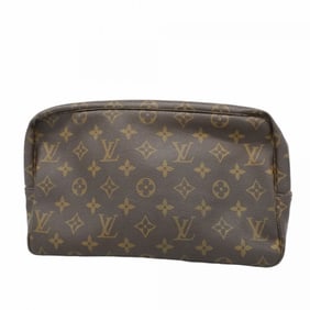 Louis Vuitton Monogram True Toilet Wallet 28 M47522 Brown Women's Pouch