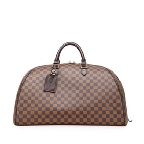 Louis Vuitton Damier Rivera GM Handbag/Boston Bag N41432 Brown Leather Women's LOUIS VUITTON