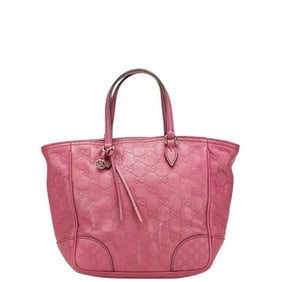 Gucci Guccissima Bree Small Handbag 353121 Purple Leather Women's GUCCI