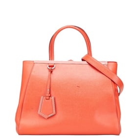 Fendi Toujours Handbag/Shoulder Bag 2WAY 8BH250 Red Leather Women's FENDI