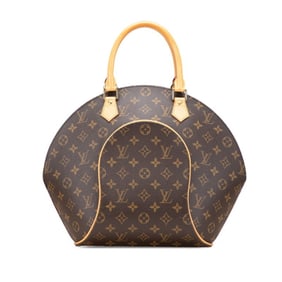 Louis Vuitton Monogram Ellipse MM Handbag M51126 Brown Leather Women's LOUIS VUITTON