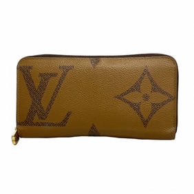 Louis Vuitton Monogram Giant Reverse Zippy Wallet M69353 Brown Men's and Women's