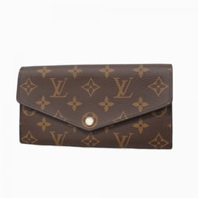Louis Vuitton Monogram Portefeuille Sarah Long Wallet M60531 Brown Women's