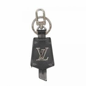 Louis Vuitton Monogram Eclipse Porte-Clés Cloche Keychain M63620 Black Men's